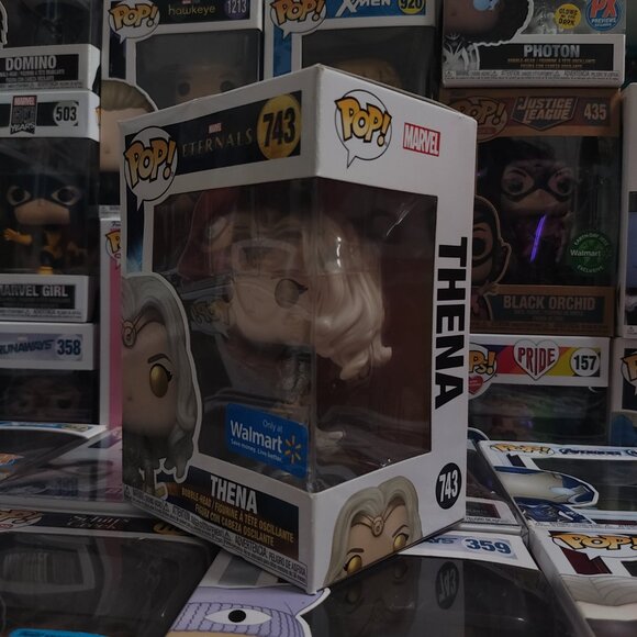 Funko Pop Marvel Eternals Thena 743 Walmart Exclusive - Picture 5 of 7